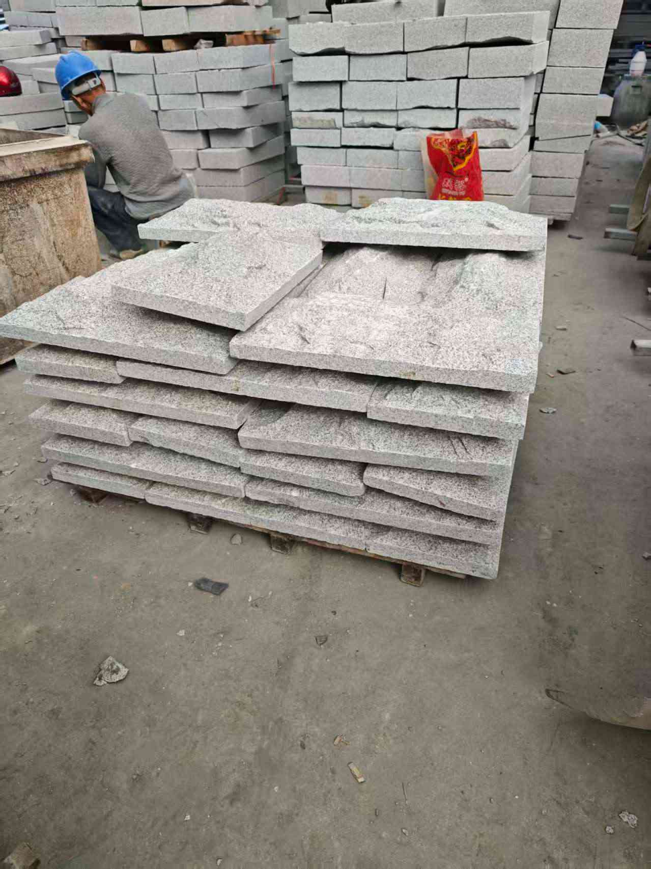 景德镇芝麻白蘑菇石，自然面