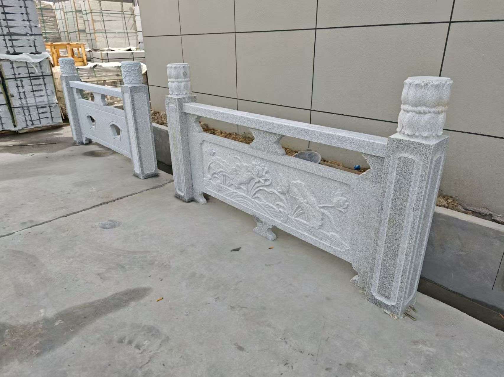 景德镇芝麻白河道栏杆 石材栏杆