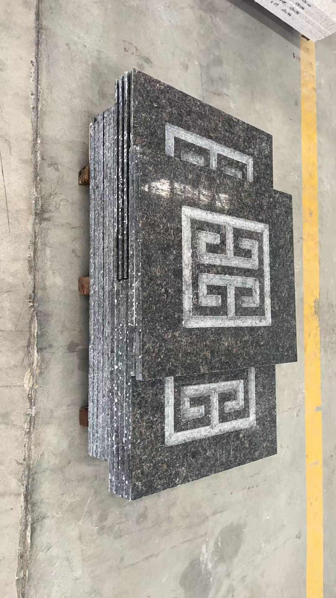 景德镇英国棕回纹雕刻版